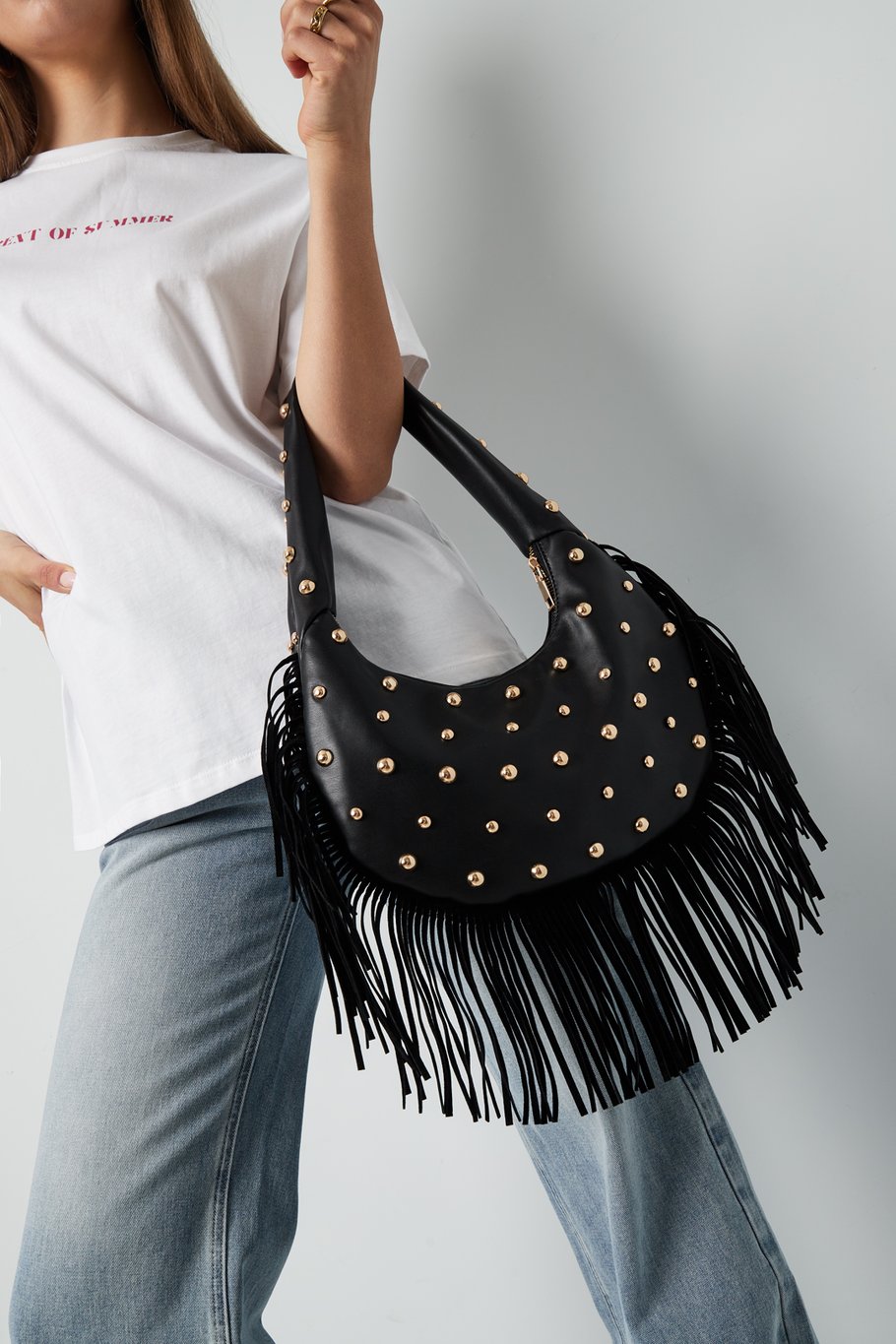 Handtasche mit Nieten Bild2